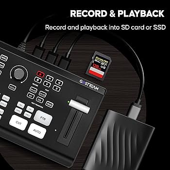 Osee GoStream Duet HDMI SDI ビデオスイッチャー osee GoStream Duet wiele kamer SDI i HDMI Live Stream Video